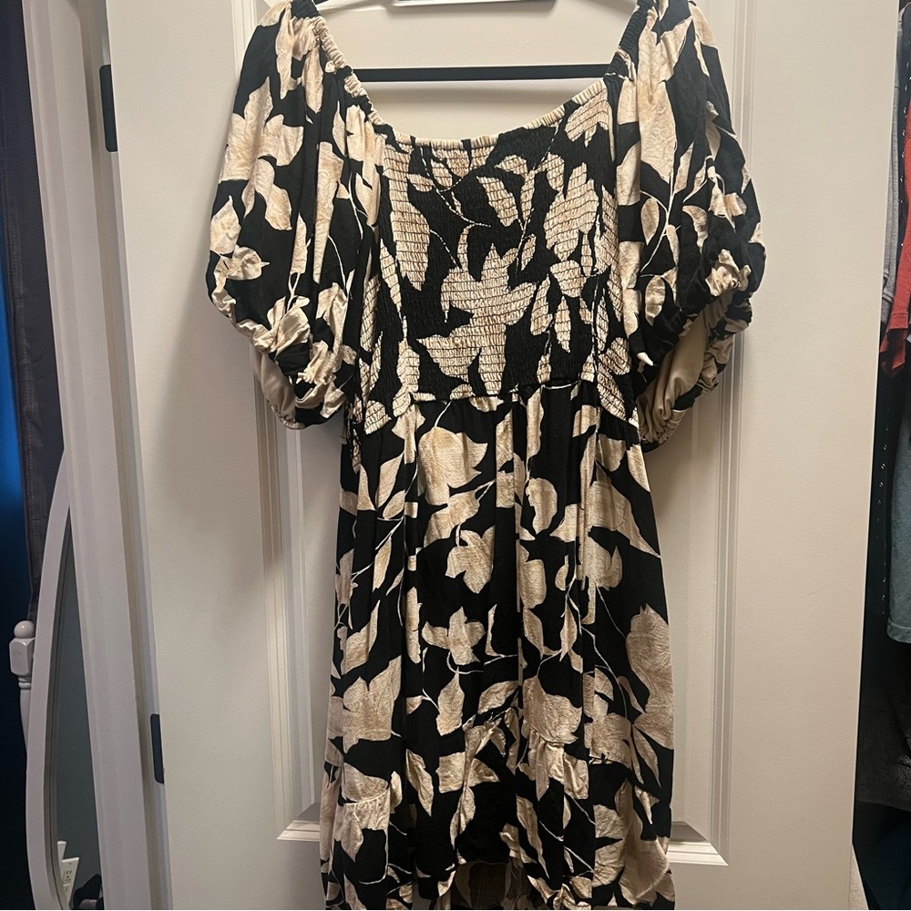 Maurices Floral Sweetheart Bubble Mini Dress - Picture 4 of 7